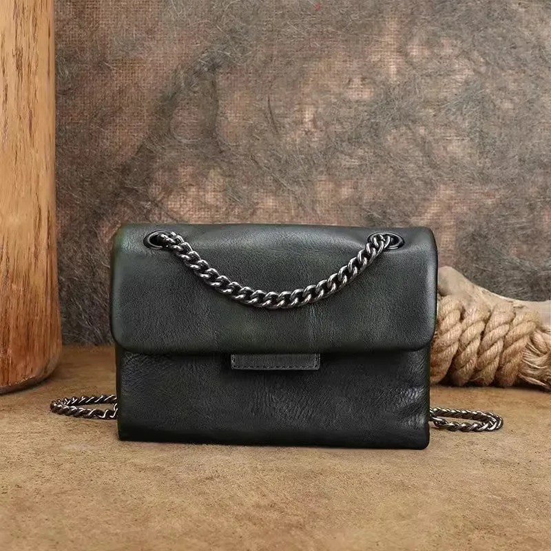 Vintage Ladies Side Bag Chain Shoulder Bag For Women