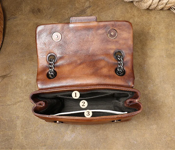Vintage Ladies Side Bag Chain Shoulder Bag For Women