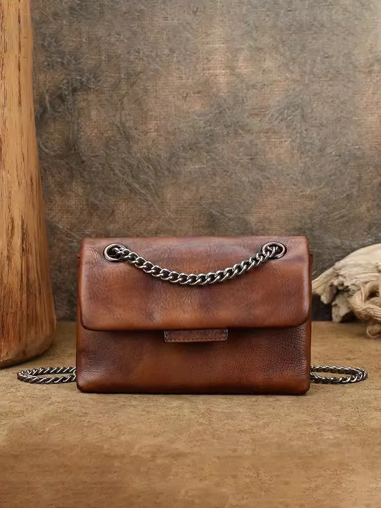 Vintage Ladies Side Bag Chain Shoulder Bag For Women