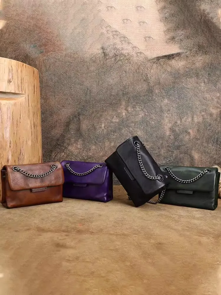 Vintage Ladies Side Bag Chain Shoulder Bag For Women