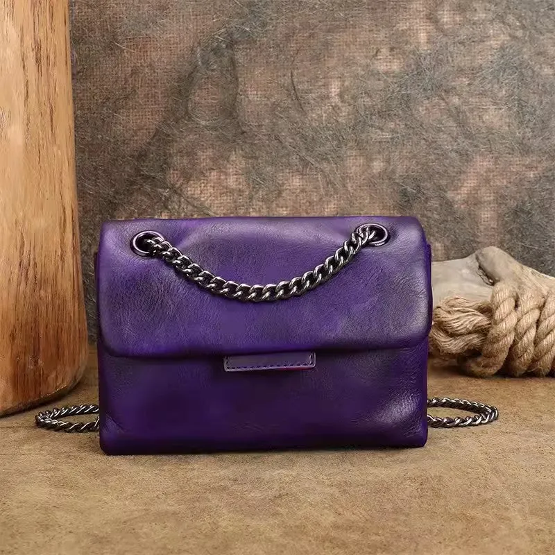 Vintage Ladies Side Bag Chain Shoulder Bag For Women