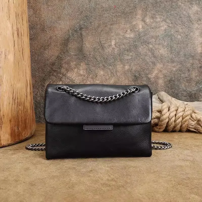 Vintage Ladies Side Bag Chain Shoulder Bag For Women