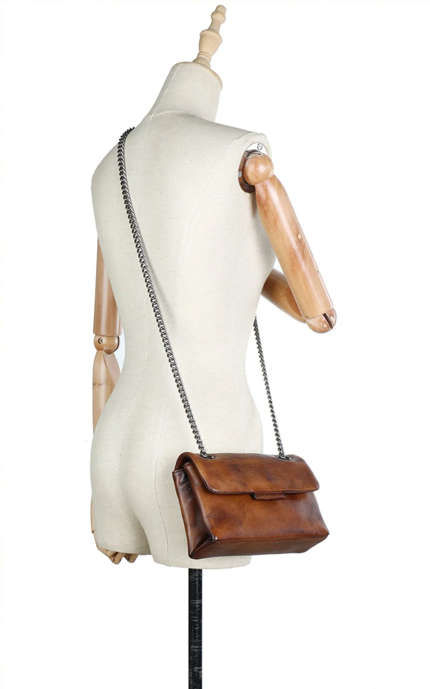 Vintage Ladies Side Bag Chain Shoulder Bag For Women