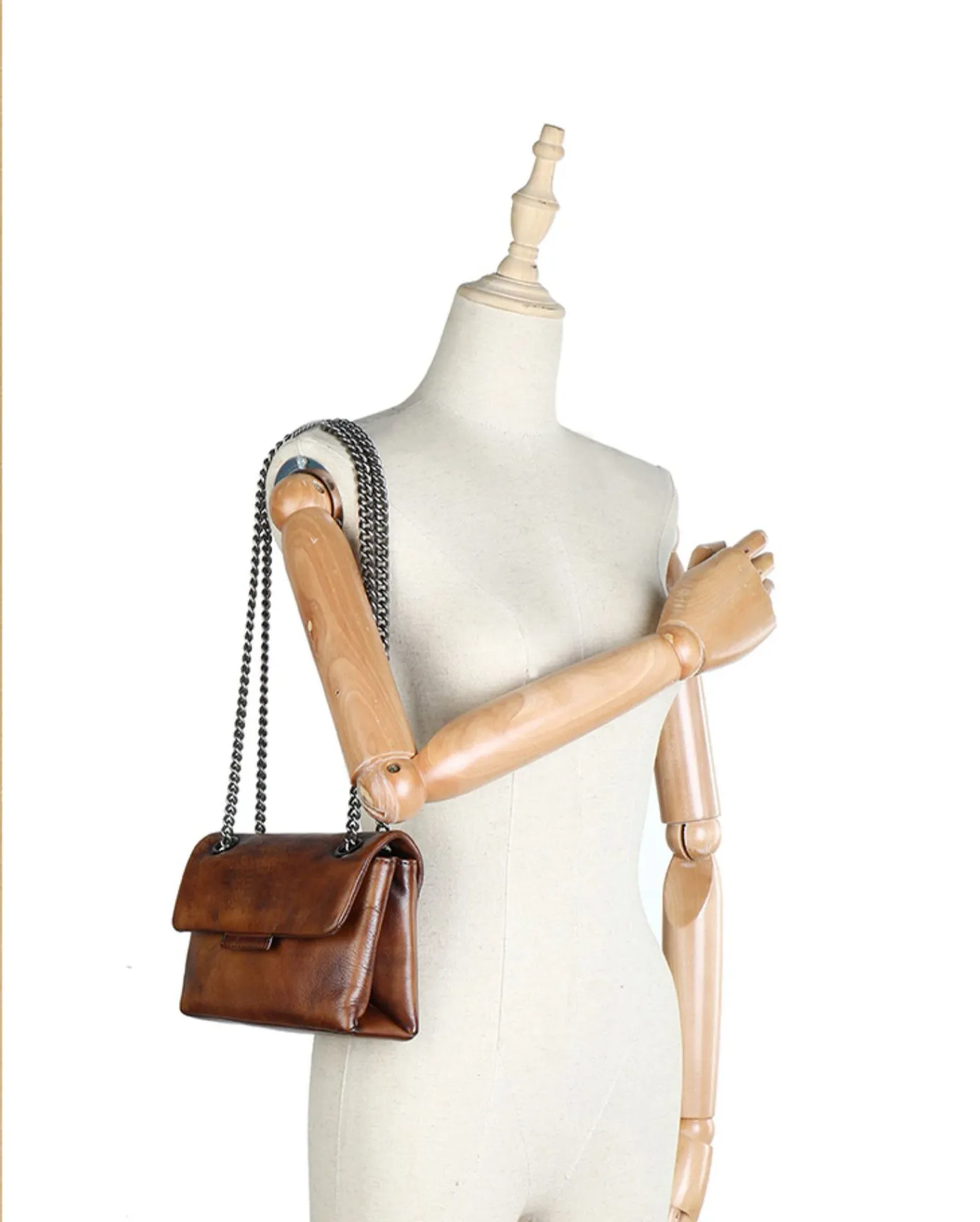 Vintage Ladies Side Bag Chain Shoulder Bag For Women