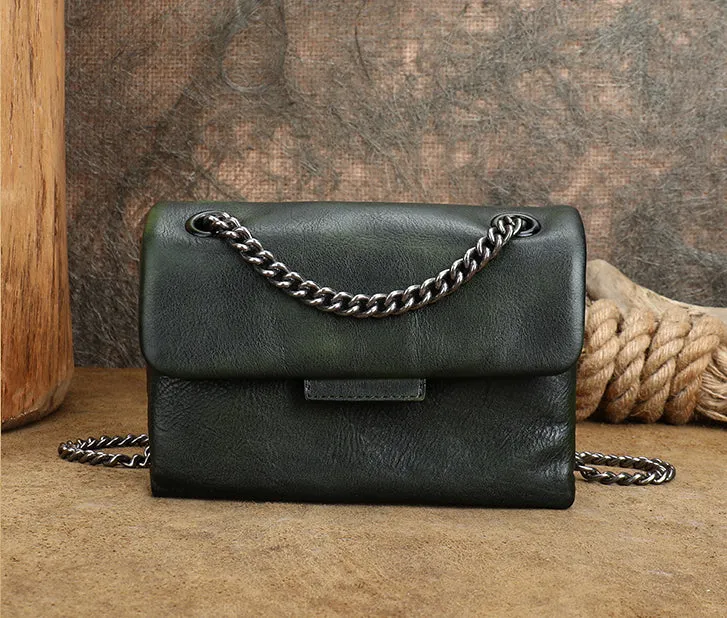 Vintage Ladies Side Bag Chain Shoulder Bag For Women
