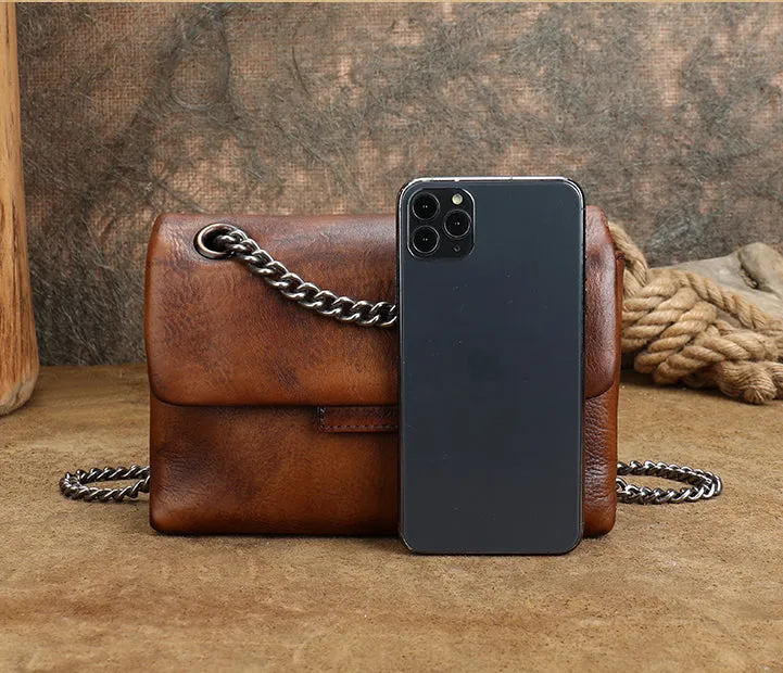 Vintage Ladies Side Bag Chain Shoulder Bag For Women