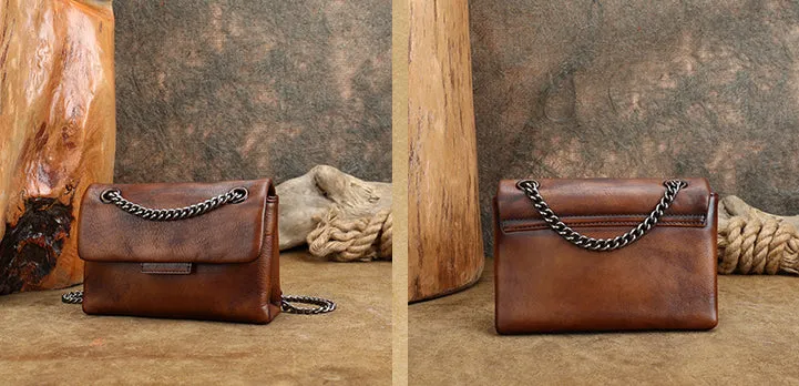 Vintage Ladies Side Bag Chain Shoulder Bag For Women