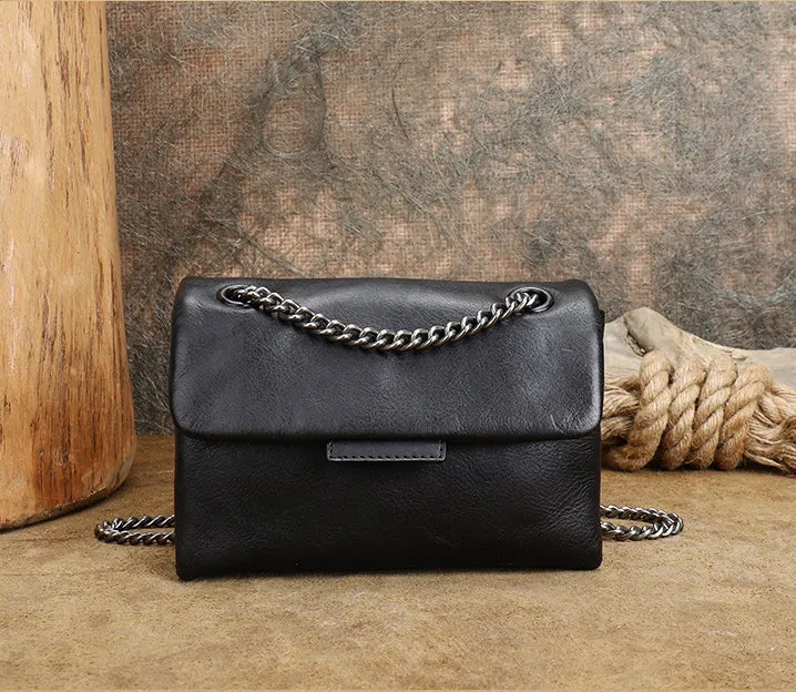 Vintage Ladies Side Bag Chain Shoulder Bag For Women