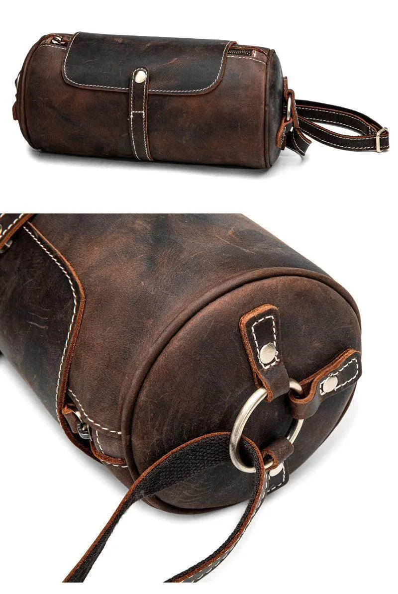 Vintage Leather Crossbody Womens Small Handbag