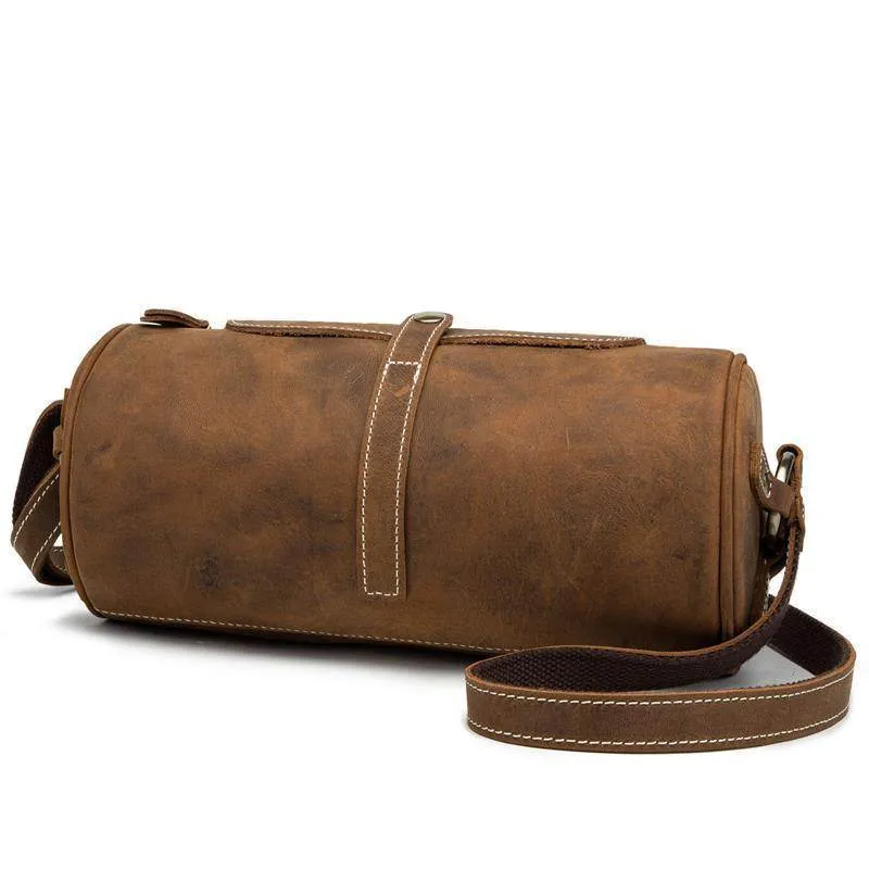 Vintage Leather Crossbody Womens Small Handbag