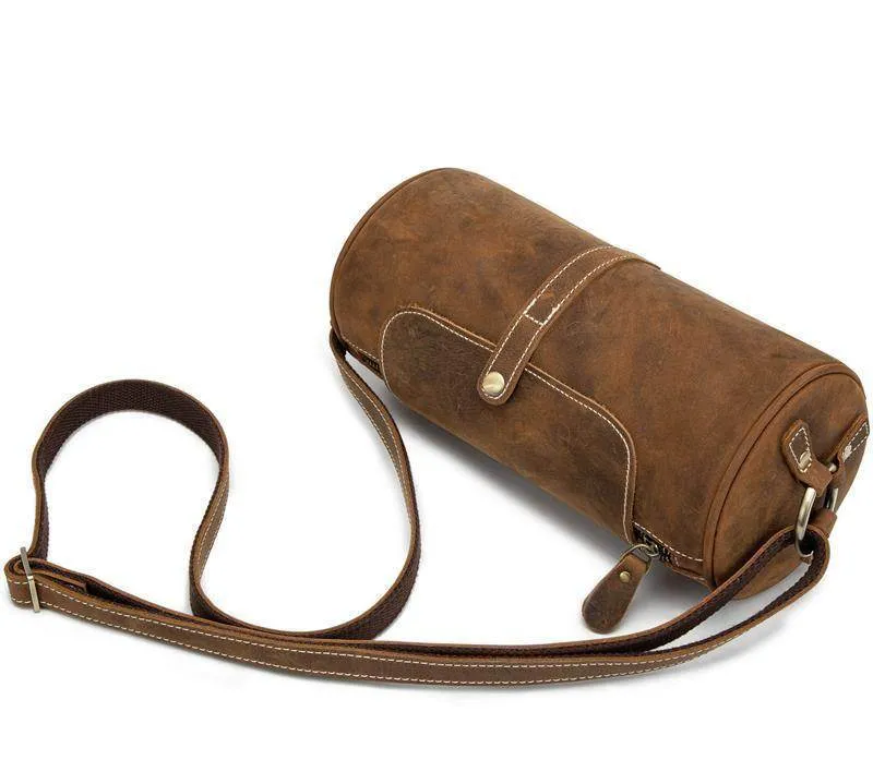 Vintage Leather Crossbody Womens Small Handbag