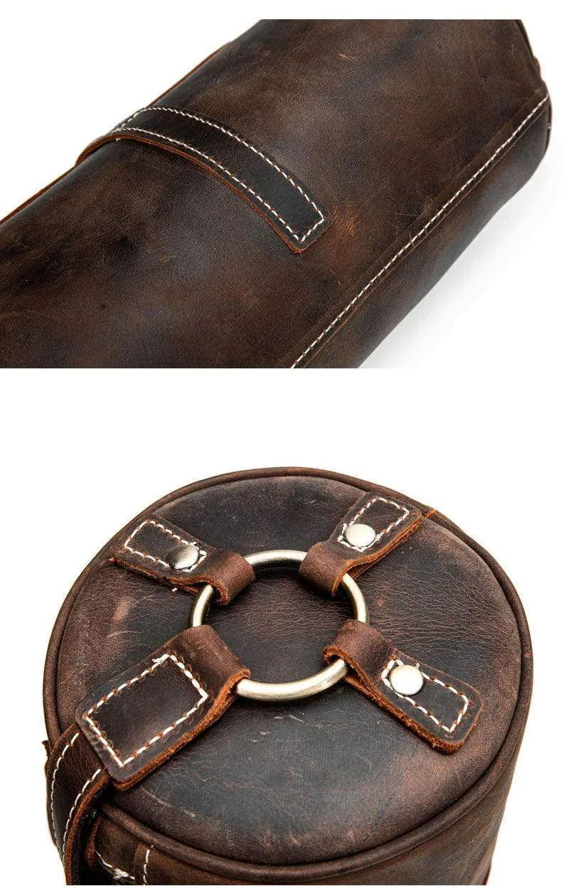 Vintage Leather Crossbody Womens Small Handbag
