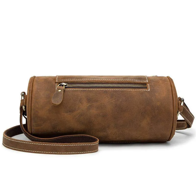 Vintage Leather Crossbody Womens Small Handbag