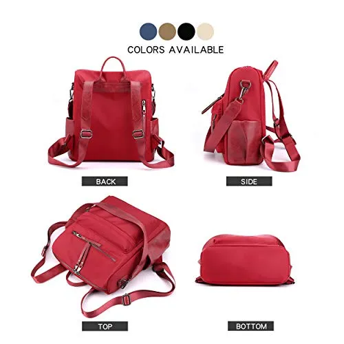 Women's Fashion Backpack Purses Multipurpose Design Convertible Satchel Handbags and Shoulder Bag PU Leather Travel bag