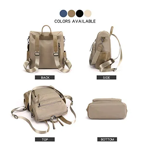 Women's Fashion Backpack Purses Multipurpose Design Convertible Satchel Handbags and Shoulder Bag PU Leather Travel bag