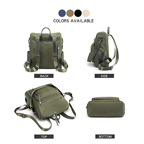 Women's Fashion Backpack Purses Multipurpose Design Convertible Satchel Handbags and Shoulder Bag PU Leather Travel bag