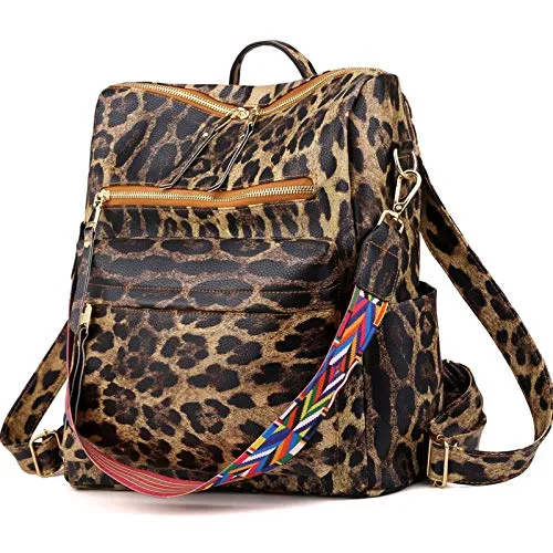 Women's Fashion Backpack Purses Multipurpose Design Convertible Satchel Handbags and Shoulder Bag PU Leather Travel bag