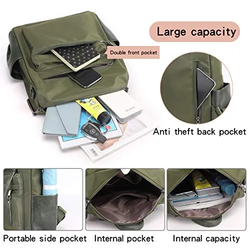 Women's Fashion Backpack Purses Multipurpose Design Convertible Satchel Handbags and Shoulder Bag PU Leather Travel bag