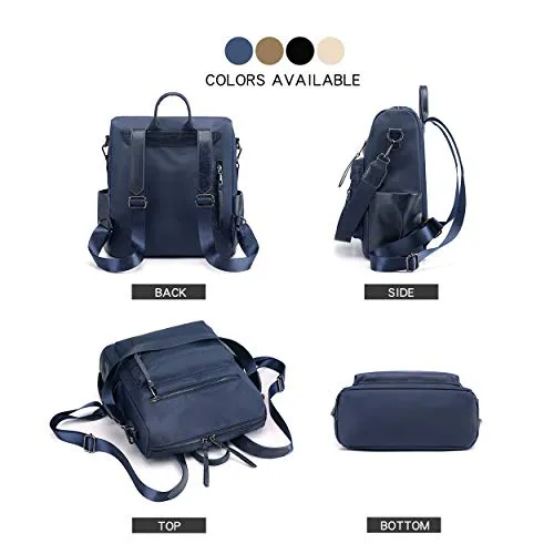 Women's Fashion Backpack Purses Multipurpose Design Convertible Satchel Handbags and Shoulder Bag PU Leather Travel bag