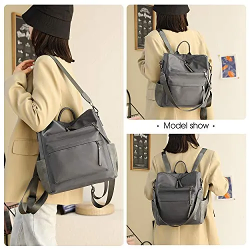 Women's Fashion Backpack Purses Multipurpose Design Convertible Satchel Handbags and Shoulder Bag PU Leather Travel bag