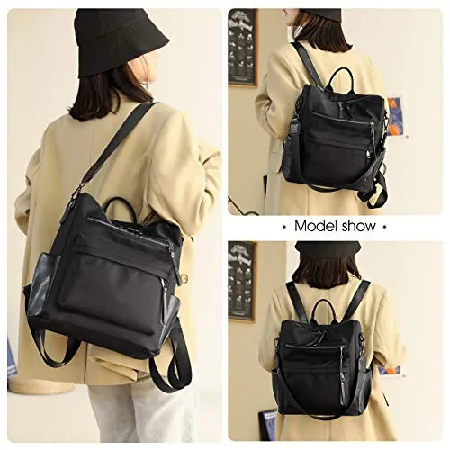 Women's Fashion Backpack Purses Multipurpose Design Convertible Satchel Handbags and Shoulder Bag PU Leather Travel bag