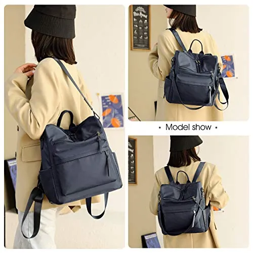 Women's Fashion Backpack Purses Multipurpose Design Convertible Satchel Handbags and Shoulder Bag PU Leather Travel bag