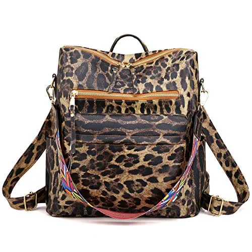 Women's Fashion Backpack Purses Multipurpose Design Convertible Satchel Handbags and Shoulder Bag PU Leather Travel bag