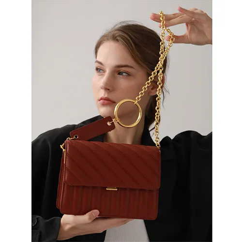 Womens Flap Chian Crossbody Bags