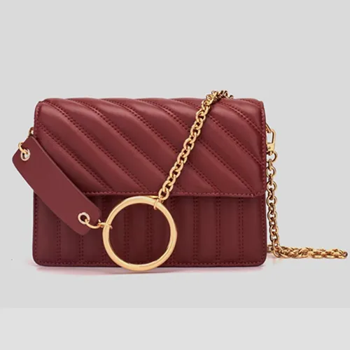Womens Flap Chian Crossbody Bags