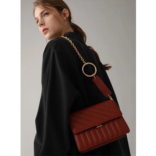 Womens Flap Chian Crossbody Bags