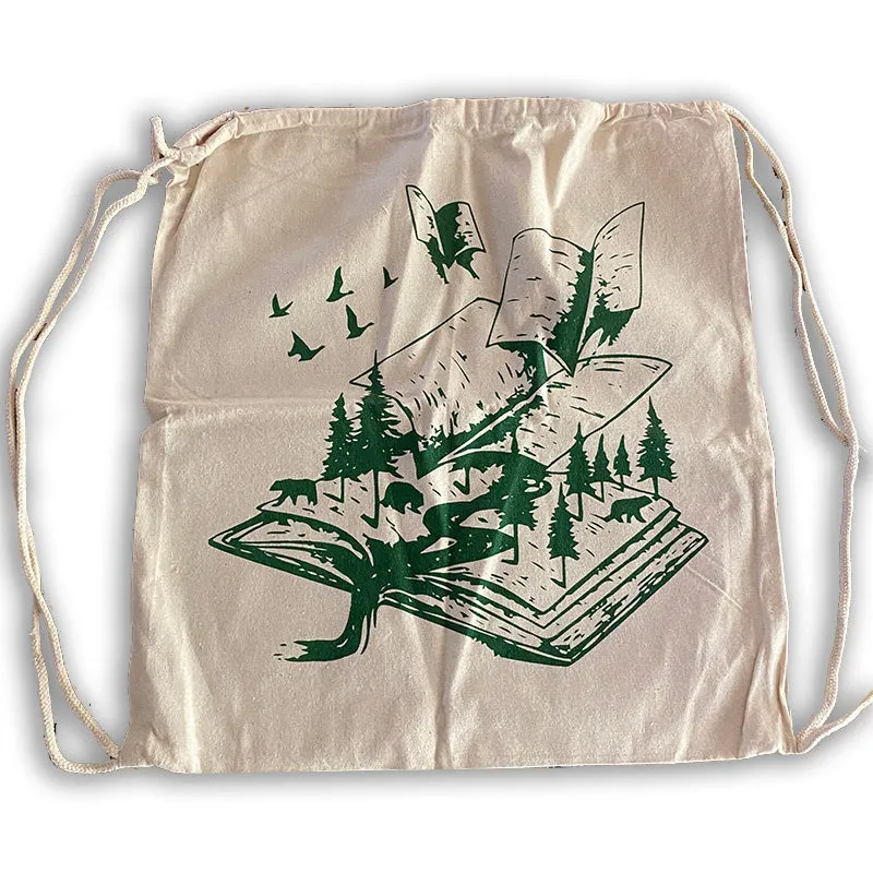 “Worldbuilding” Canvas Backpack
